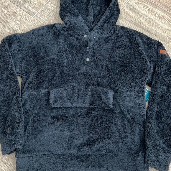 🌻 Roxy Surf Spray Sherpa Teddy Hoodie sweater for Women 🌻 - Picture 8 of 10